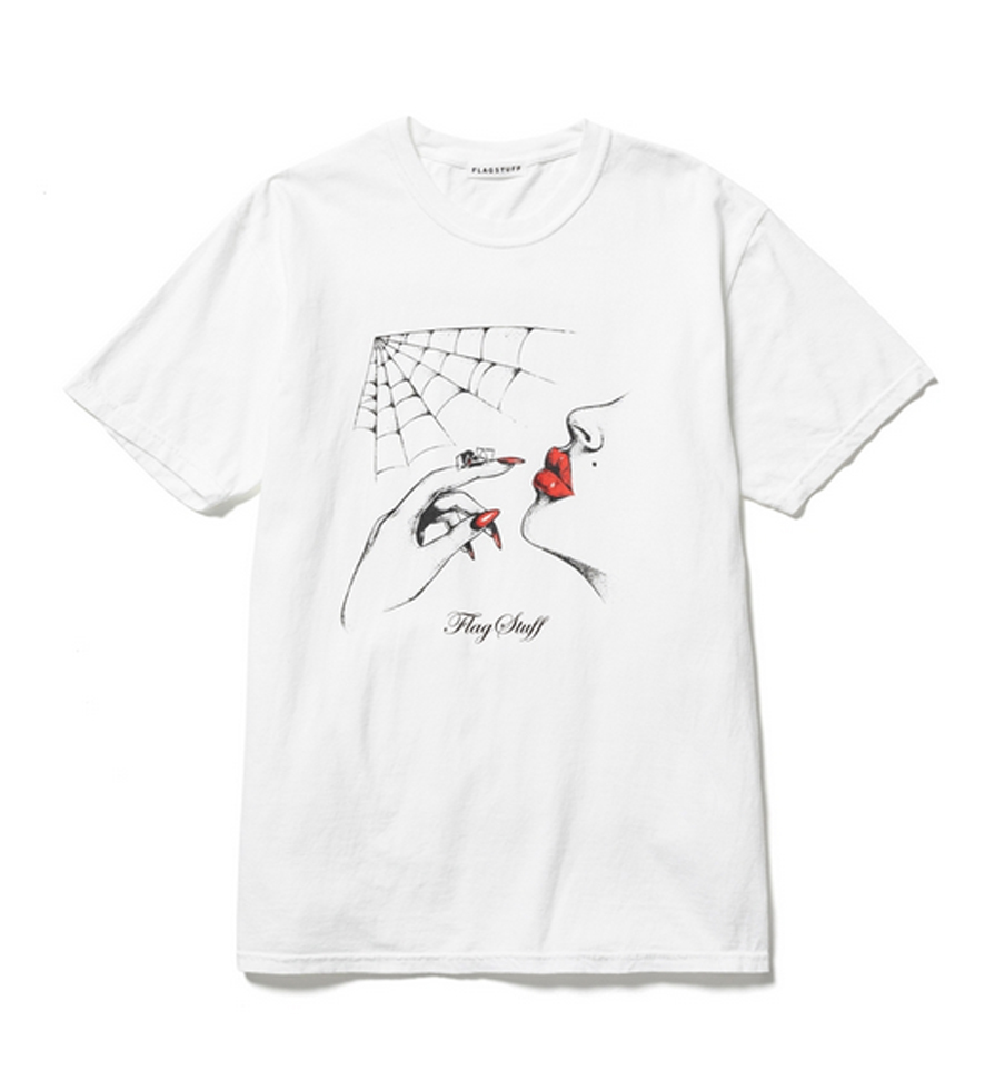 "SPIDER" S/S TEE *ホワイト*