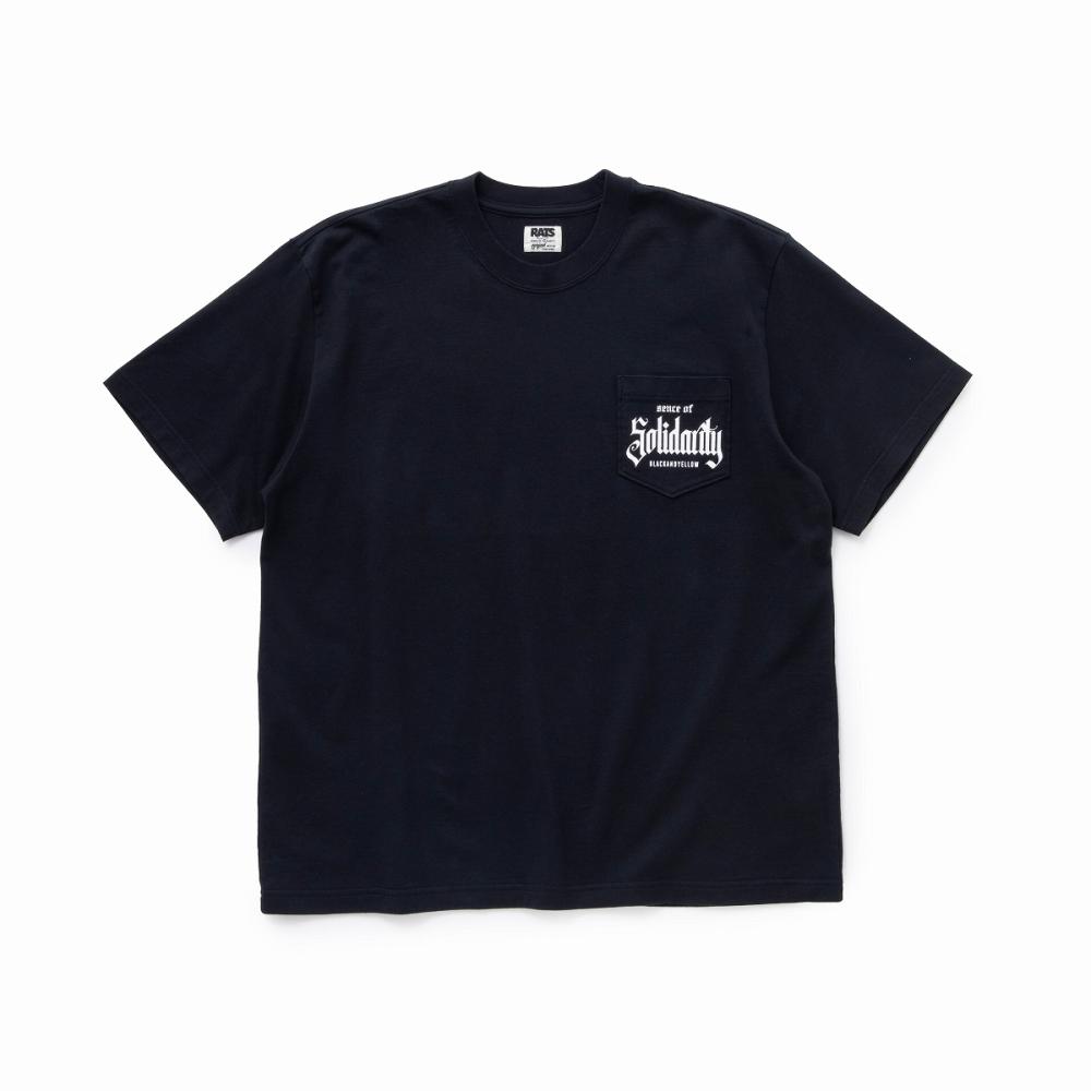 SOLIDARITY POCKET TEE *ブラック*