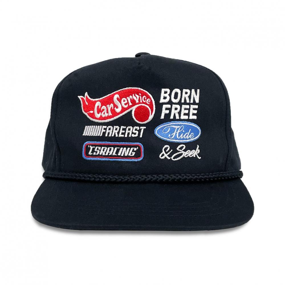 HIDEANDSEEK×CarService Work CAP *ブラック*