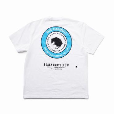 TWO WHEEL TEE *ホワイト×ライトブルー*