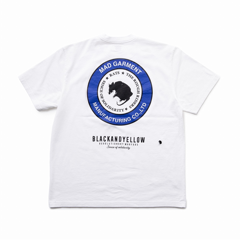 TWO WHEEL TEE *ホワイト×ブルー*