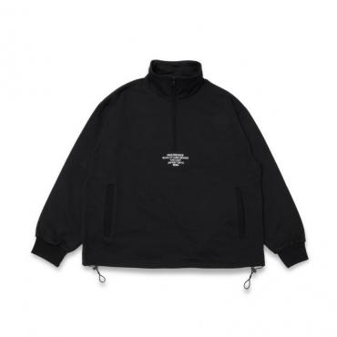 HALF ZIP SWEAT SHIRT *ブラック*