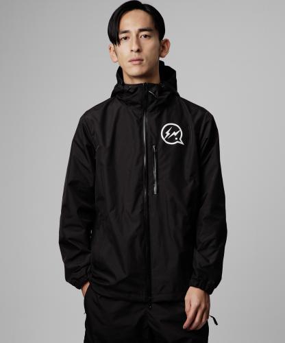hooded zip up blouson *ブラック*