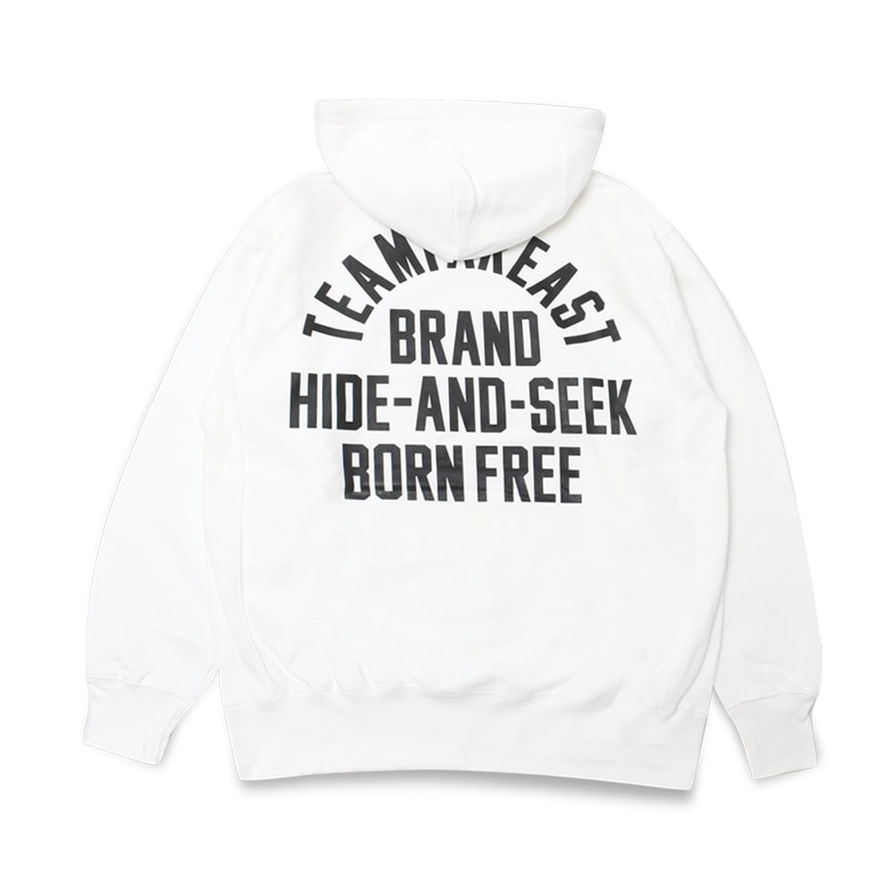 College Hooded Sweat Shirt(24ss) *ホワイト*
