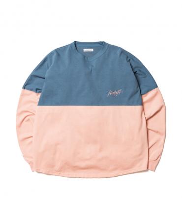 F・B L/S Tee *ネイビー×ピンク*