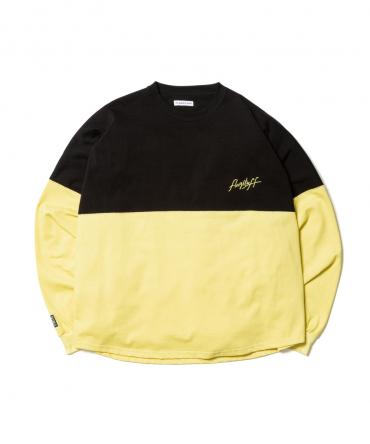 F・B L/S Tee *ブラック×イエロー*