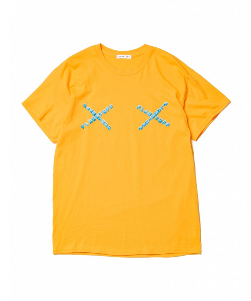 "CROSS LOGO" Tee *ゴールド*