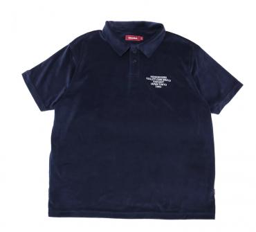 Velour Polo *ネイビー*