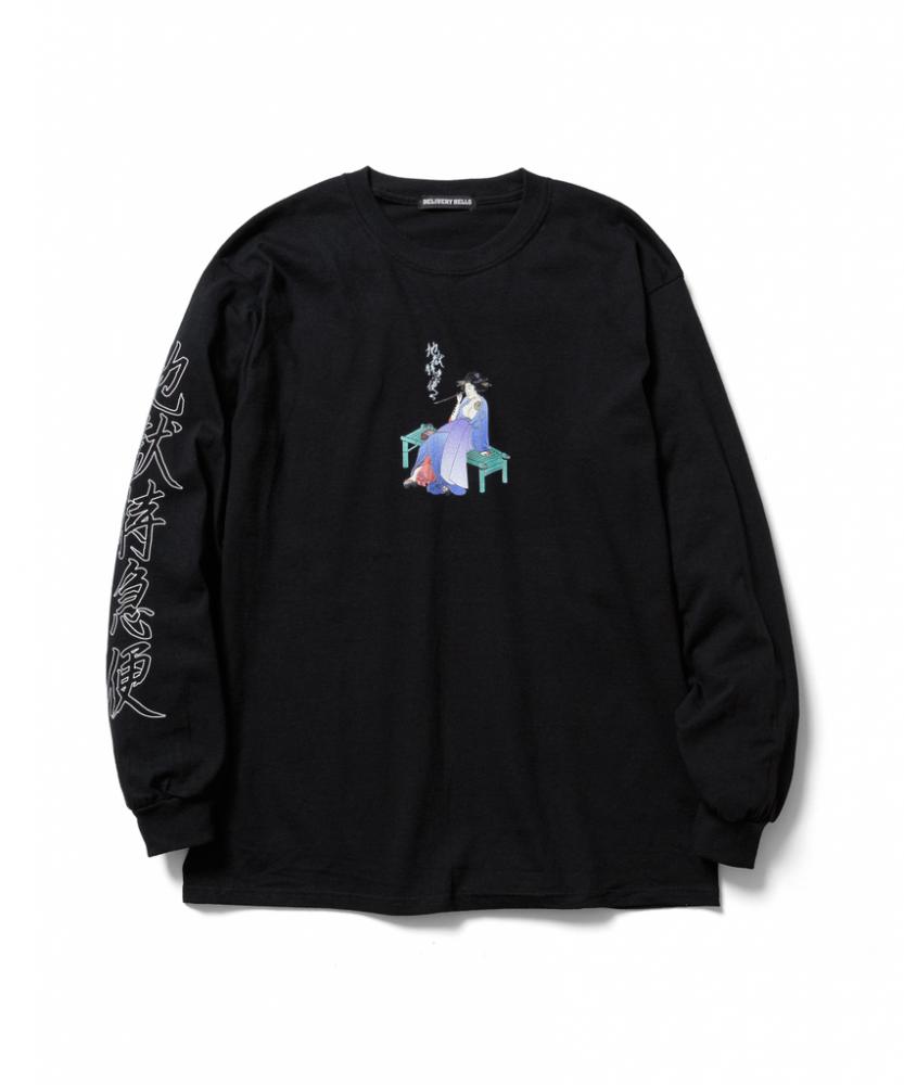 "地獄特急便" L/S TEE *ブラック*