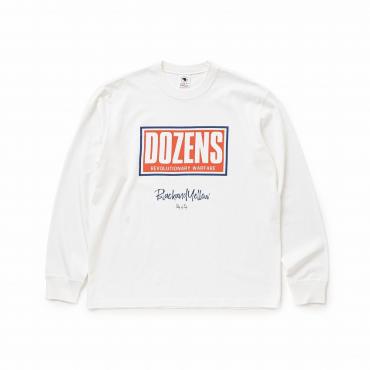 FRAME DOZENS L/S TEE / WHITE