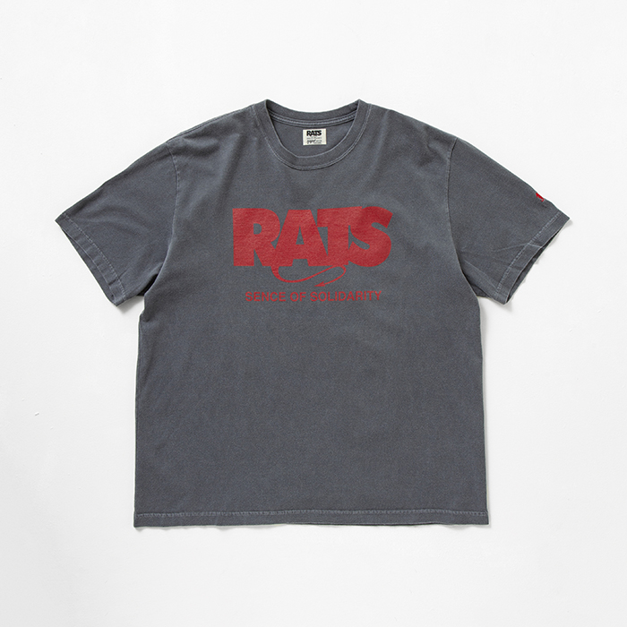 RED TAG TEE "BOX LOGO" *アッシュブラック*