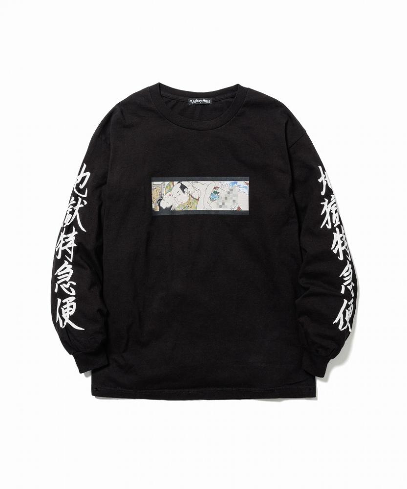 ”地獄特急便”LS Tee STYLE2 *ブラック*
