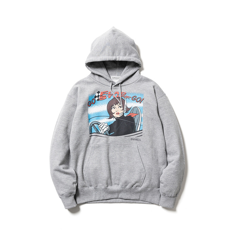 "GO-GO" HOODIE *グレー*