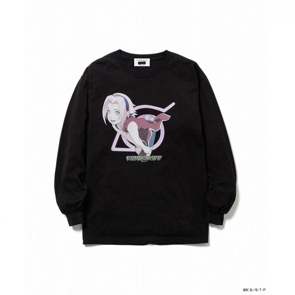 ”SAKURA” L/S TEE *ブラック*