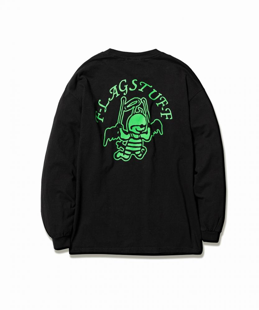 "ANGEL" LS TEE *ブラック*