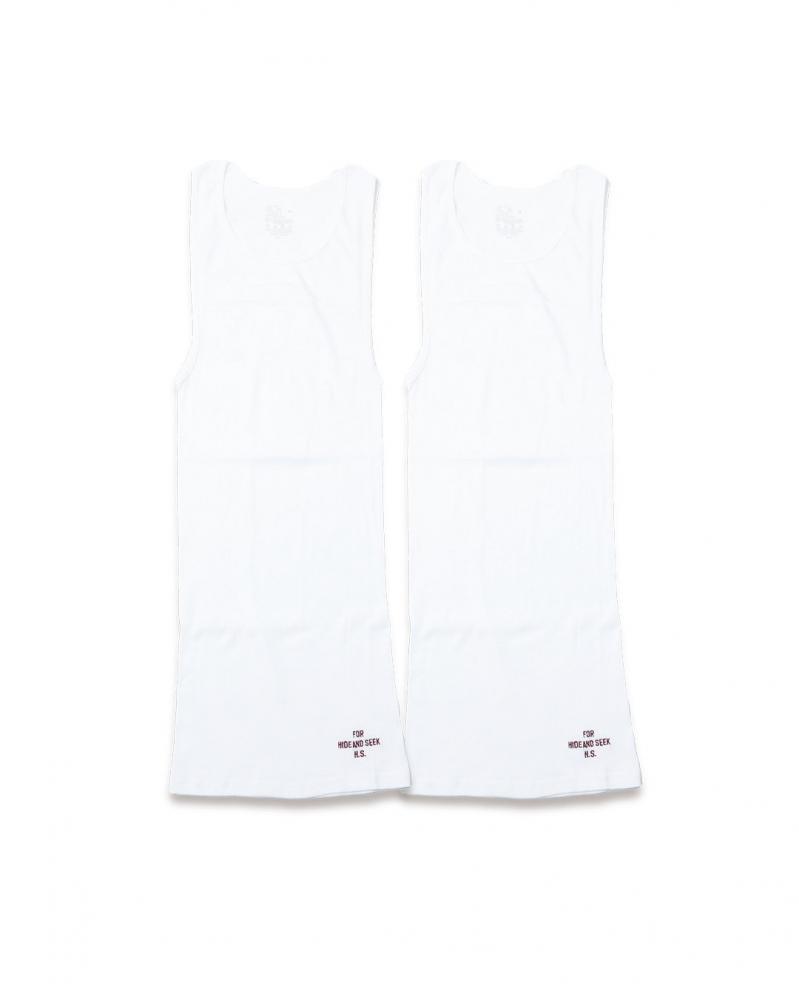 Rib Tank Top(2Pac) *ホワイト*