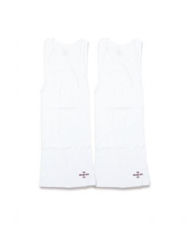 Rib Tank Top(2Pac) *ホワイト*