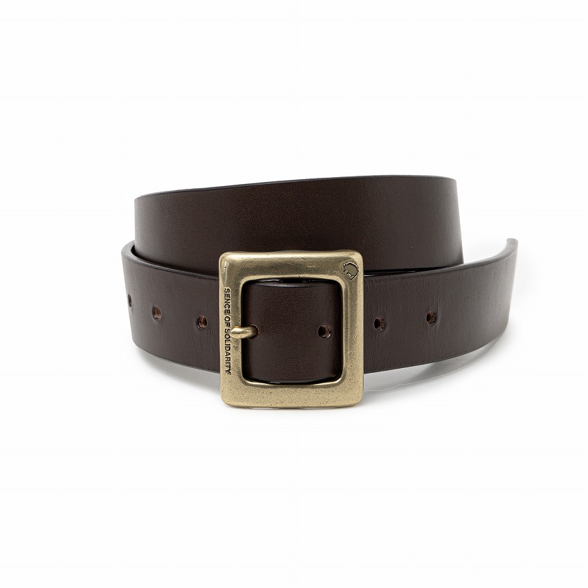 LEATHER BELT *ブラウン*