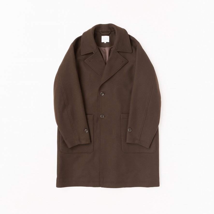 WOOL BIG COAT *ブラウン*