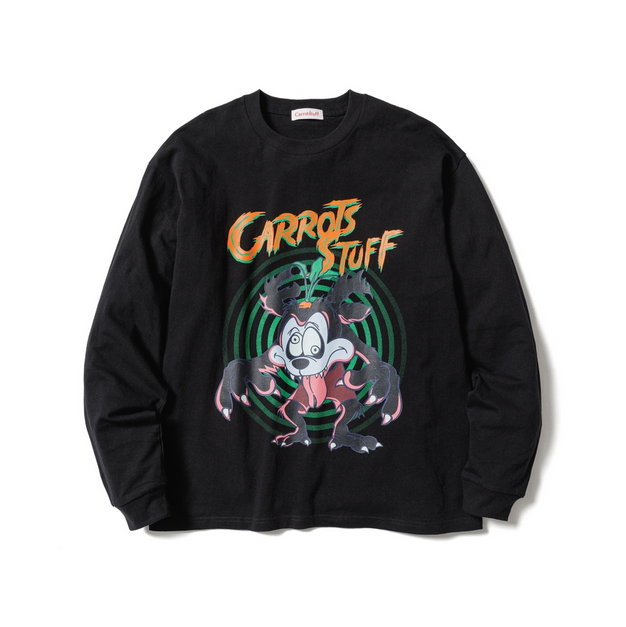 "Carrotstuff" L/S TEE *ブラック*