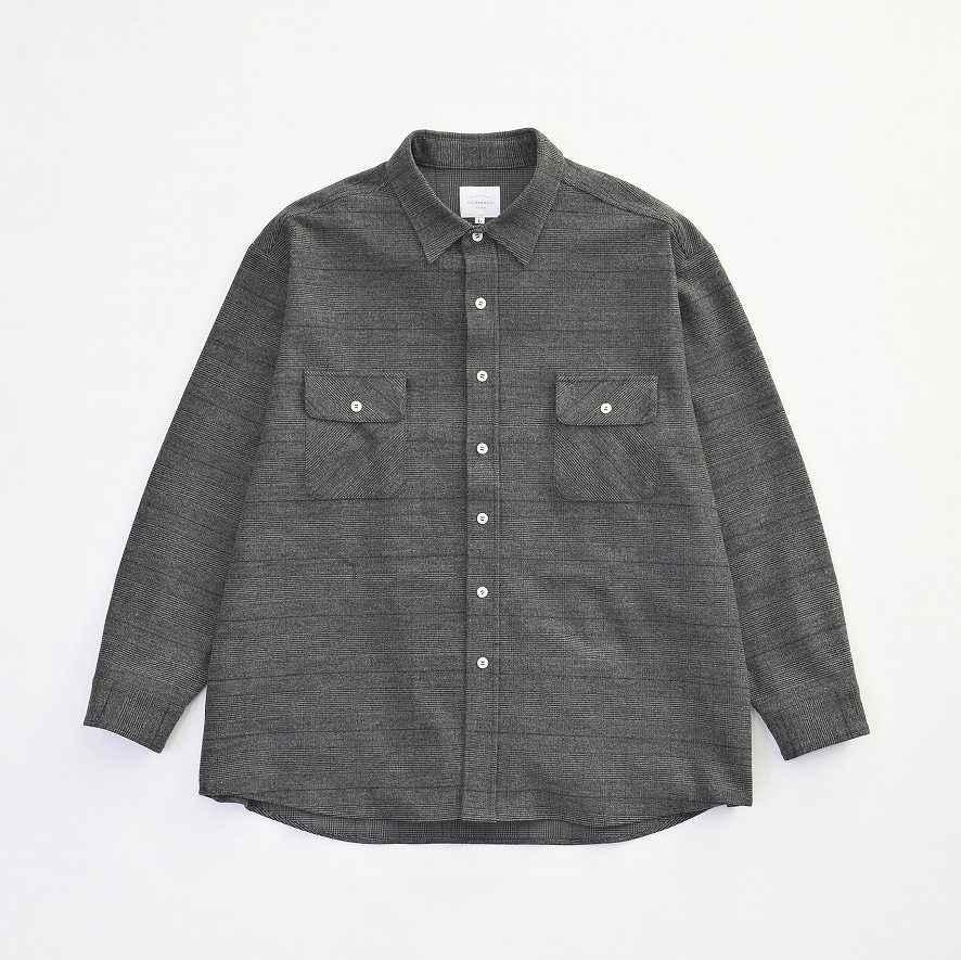 GLENCHECK BIG SHIRTS *ダークグレー*