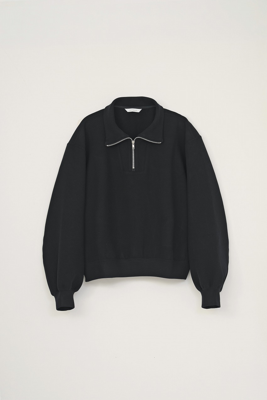 TECH HALF ZIP SWEAT / BLACK