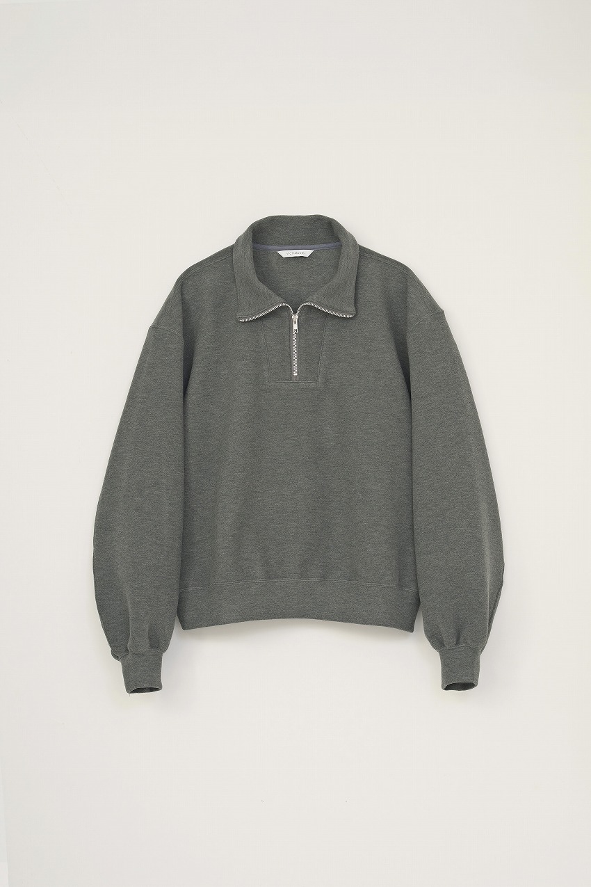 TECH HALF ZIP SWEAT / GRAY