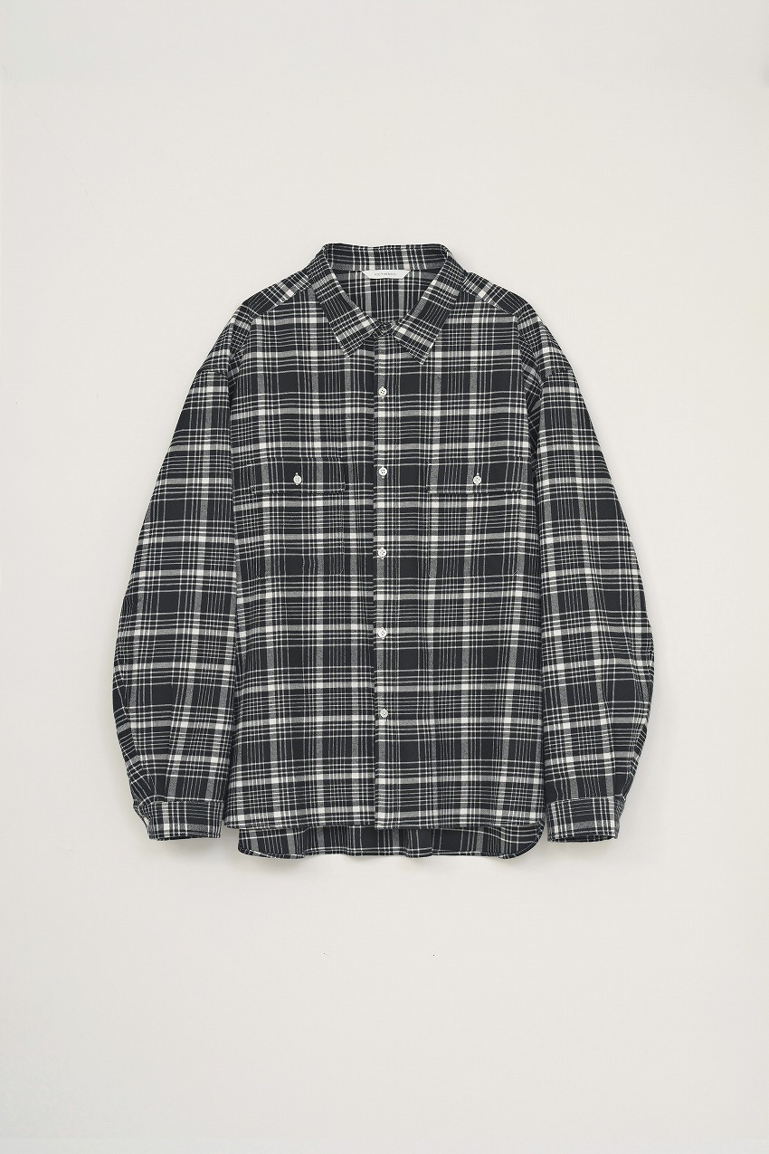 BIG CHECK SHIRTS / BLACK