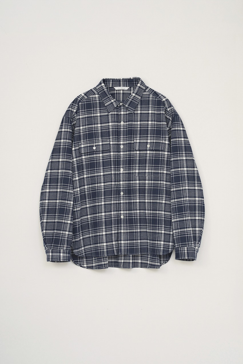 BIG CHECK SHIRTS / NAVY