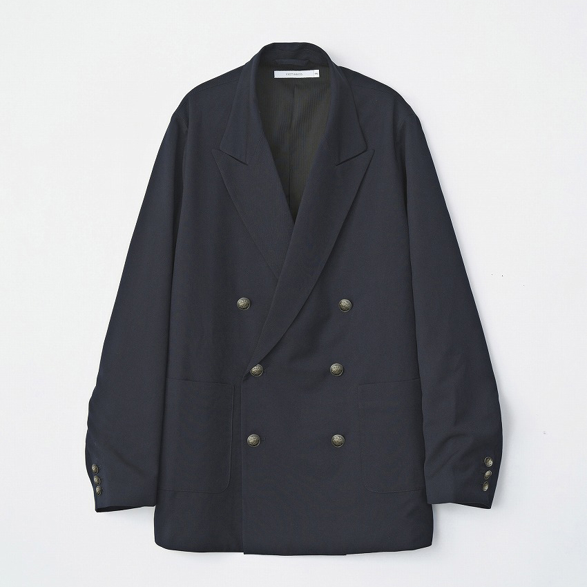 DOUBLE BRESTED JACKET *ネイビー*