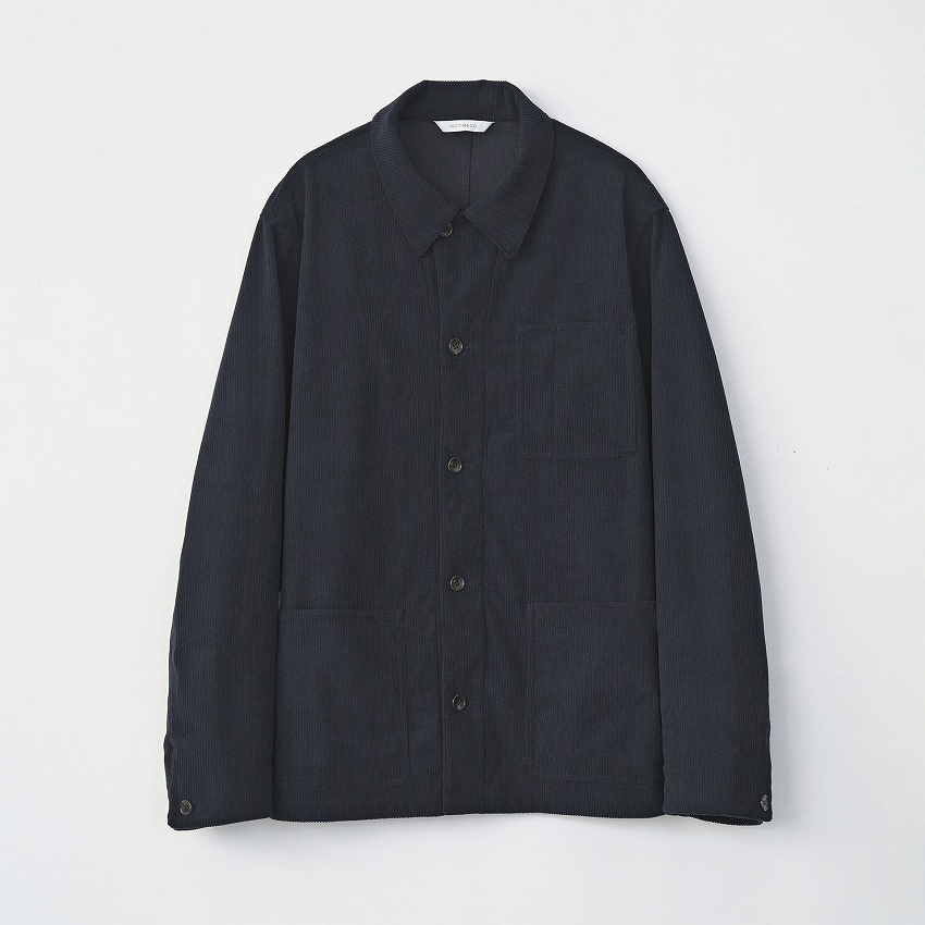 CORDUROY COVERALL JACKET *ネイビー*