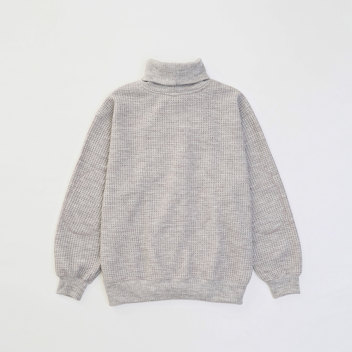WAFFLE TURTLE KNIT *グレージュ*