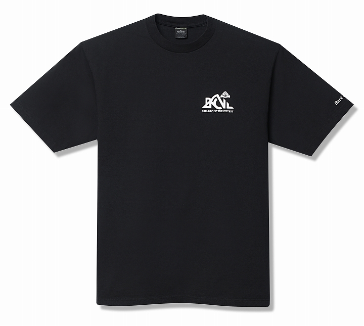 BACK CHANNELxPRILLMAL OUTDOOR LOGO T / BALCK 