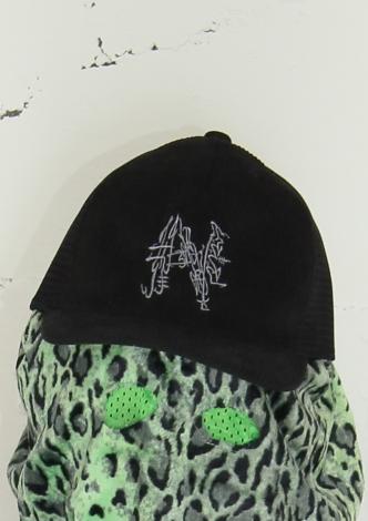 MESH CAP *ブラック/ N"刺繍*