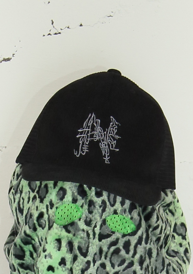 MESH CAP *ブラック/ N"刺繍*