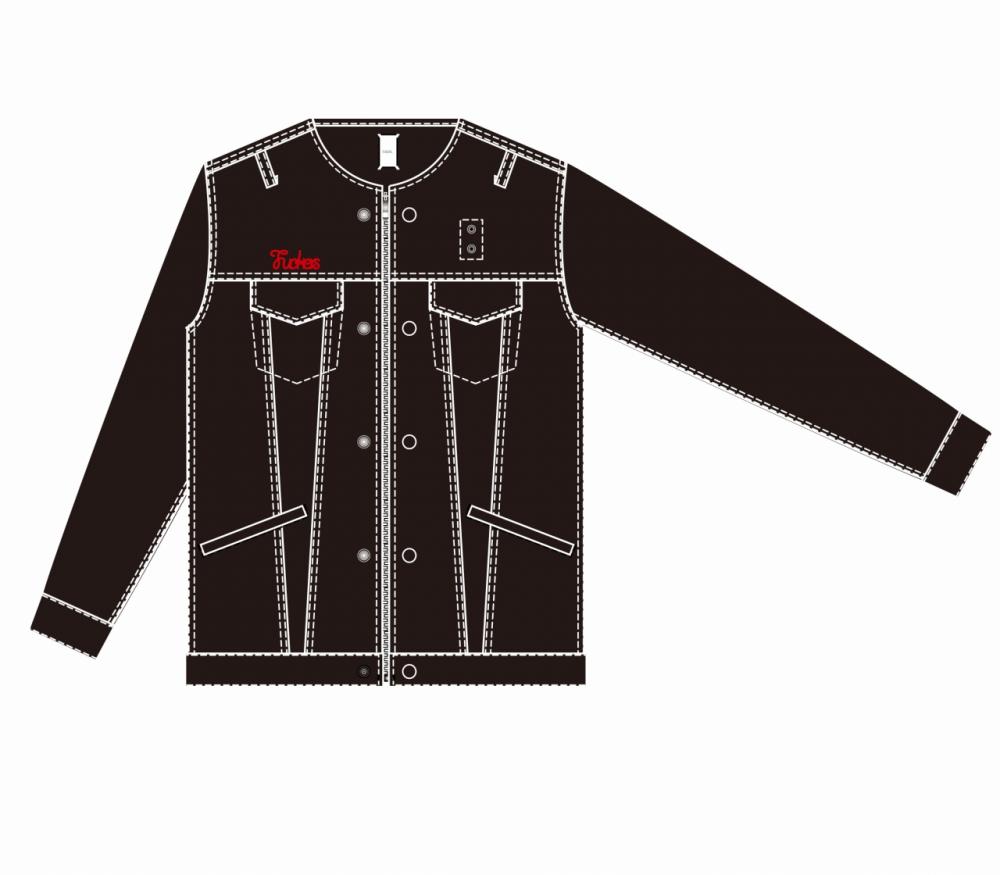 NO COLLAR CORDUROY 3rd JK *ブラック*