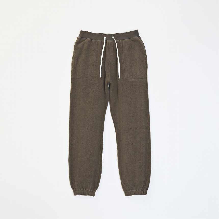 PILE EASY PANTS *ブラウン*