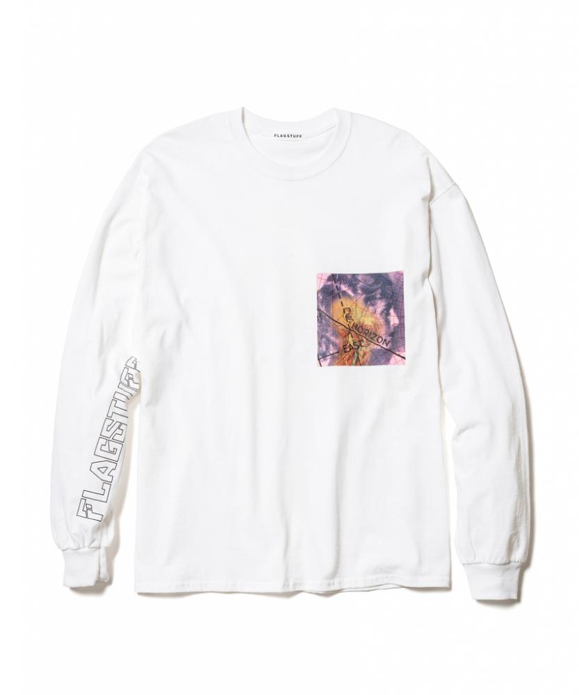 "HORIZON" L/S Tee *ホワイト*