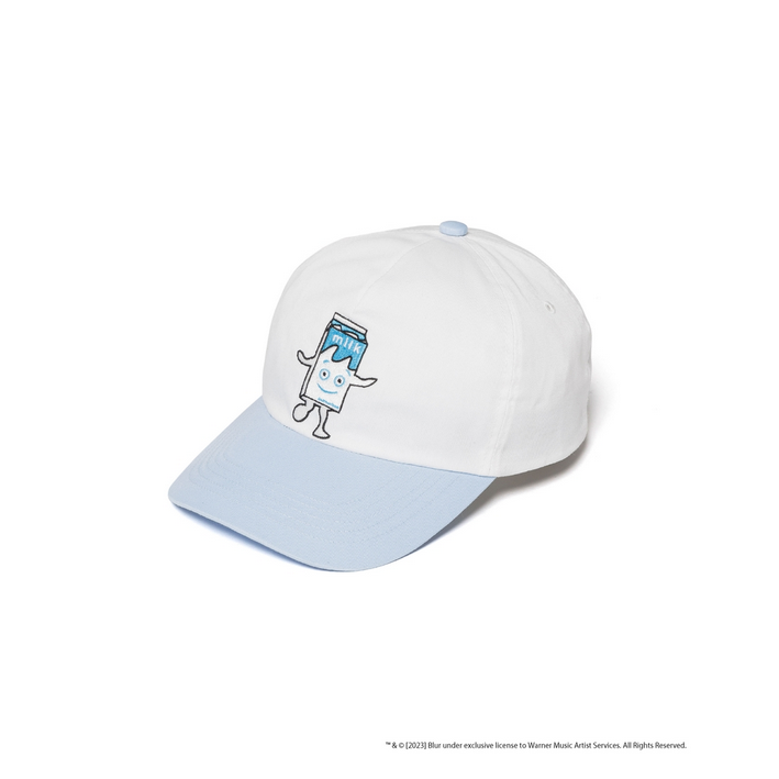 ”MILK”COTTON CAP *ホワイト×サックス*