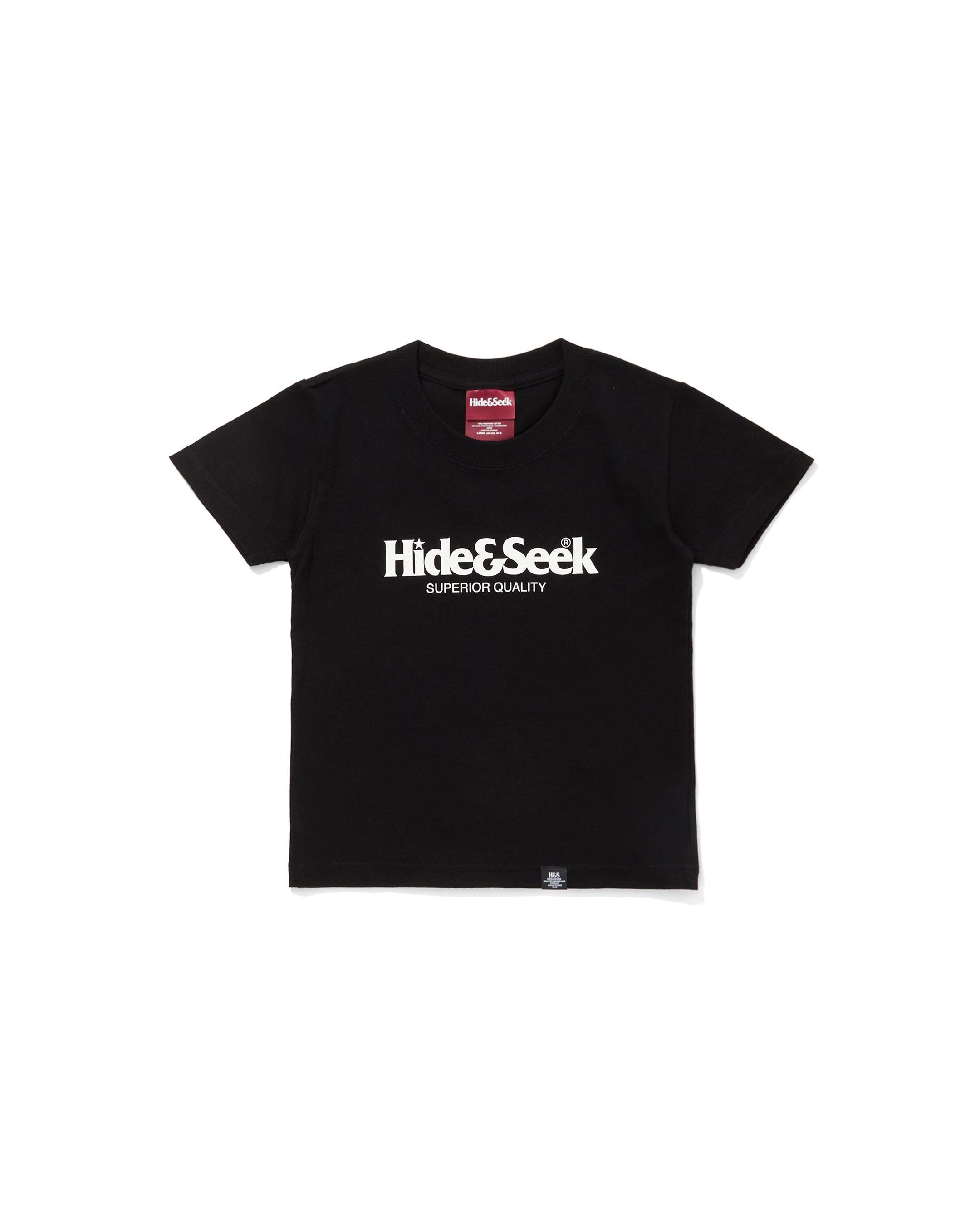 Logo Kids S/S Tee / BLACK