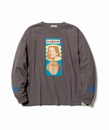 "2014" L/S Tee *グレー*