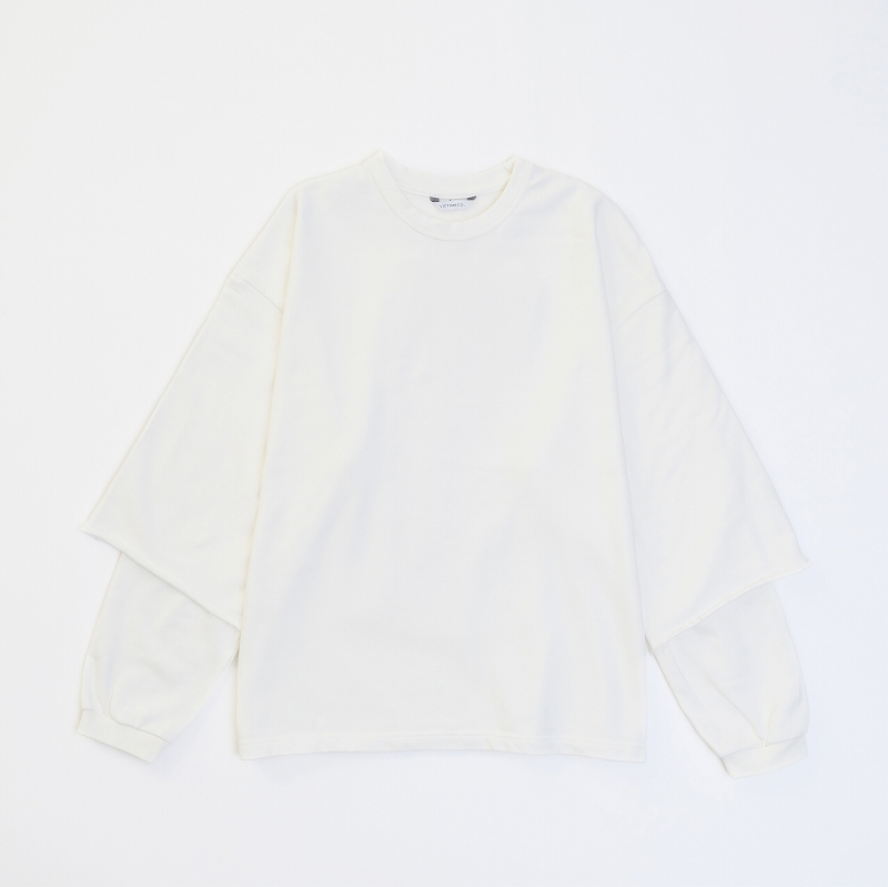 LAYERED SWEAT *オフホワイト*