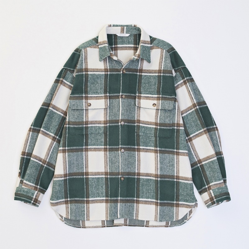 BIG CHECK SHIRTS *グリーン*