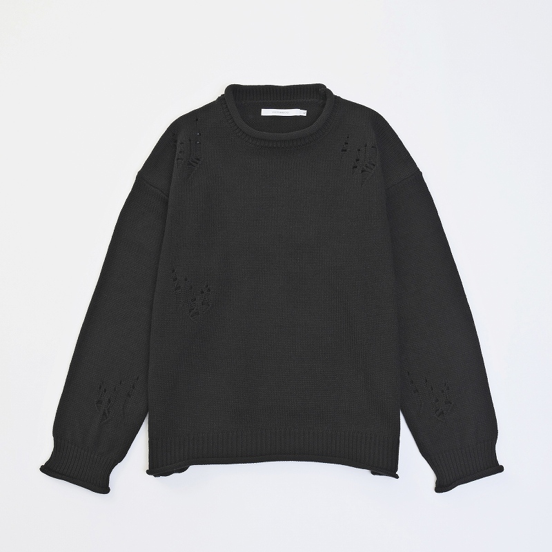 DAMEGE KNIT *ブラック*
