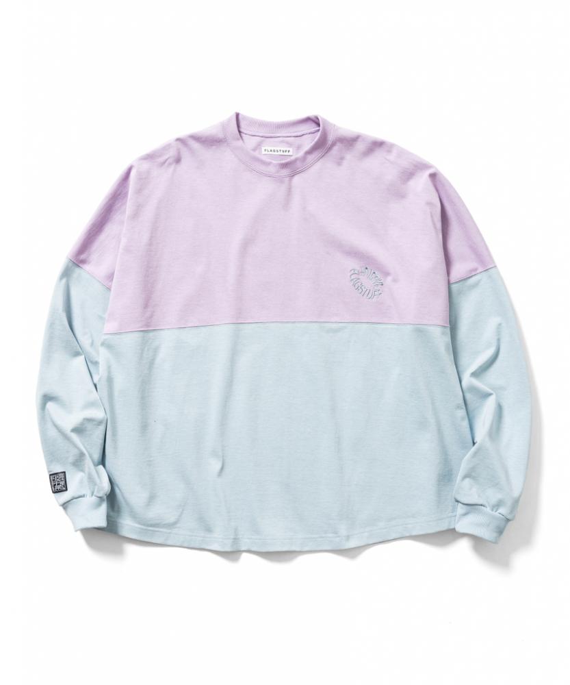 FB L/S Tee *パープル×サックス*