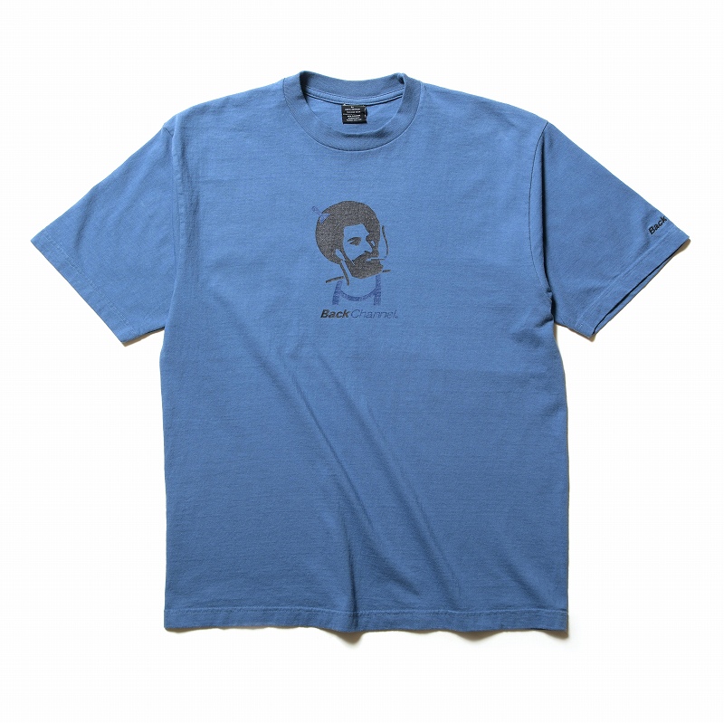 ZIG ZAG T / STEEL BLUE