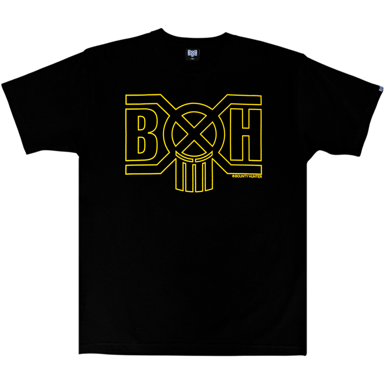 BxH LINE LOGO Tee / BLACK/YELLOW