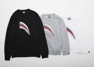 BxH SHARK KIDS CREW NECK SW *ホワイト*