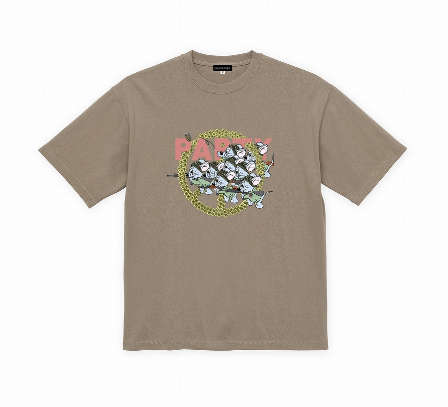 -先行予約-Mouse soldier Tee *アシッドカーキ*