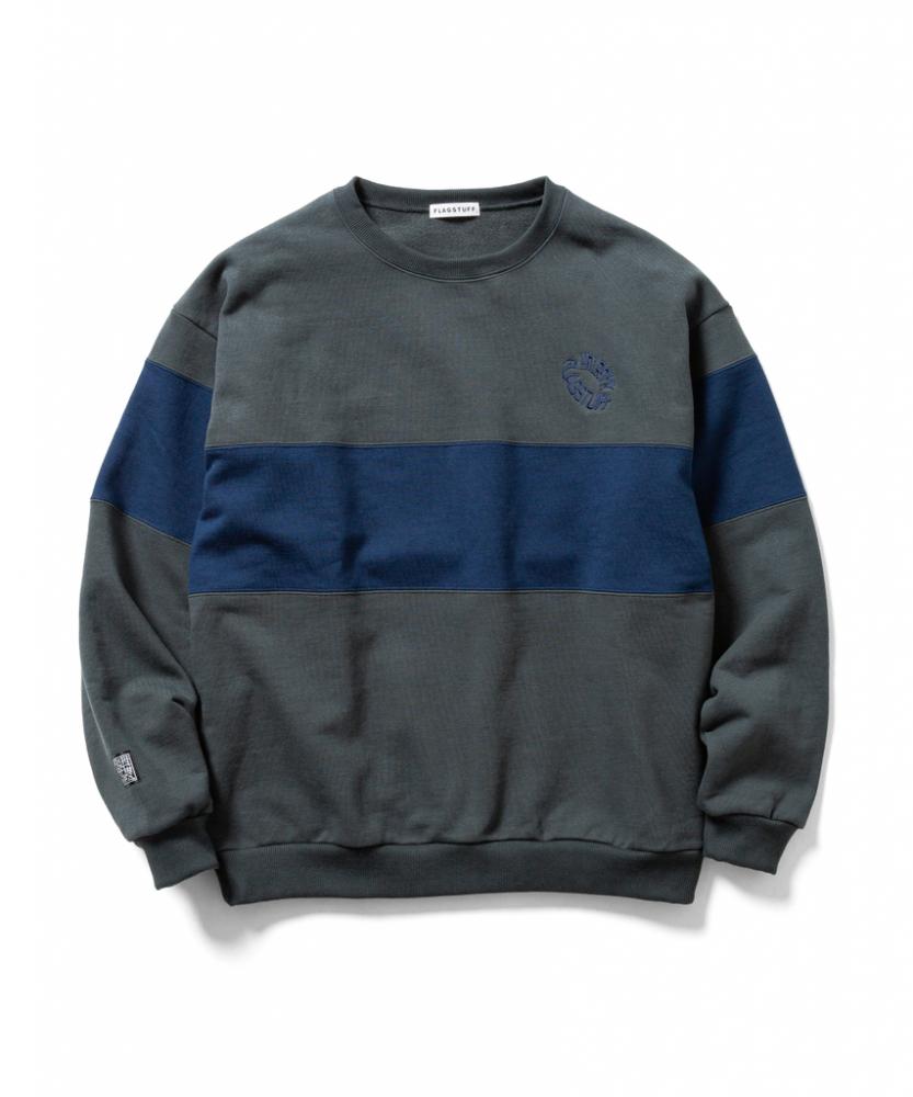 LINE SWEAT *グレー×ネイビー*